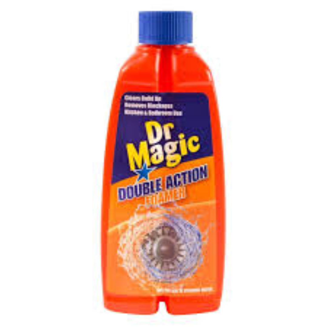 DR MAGIC D/ACTION FOAMER DRAIN UNBLOCKED 500ML